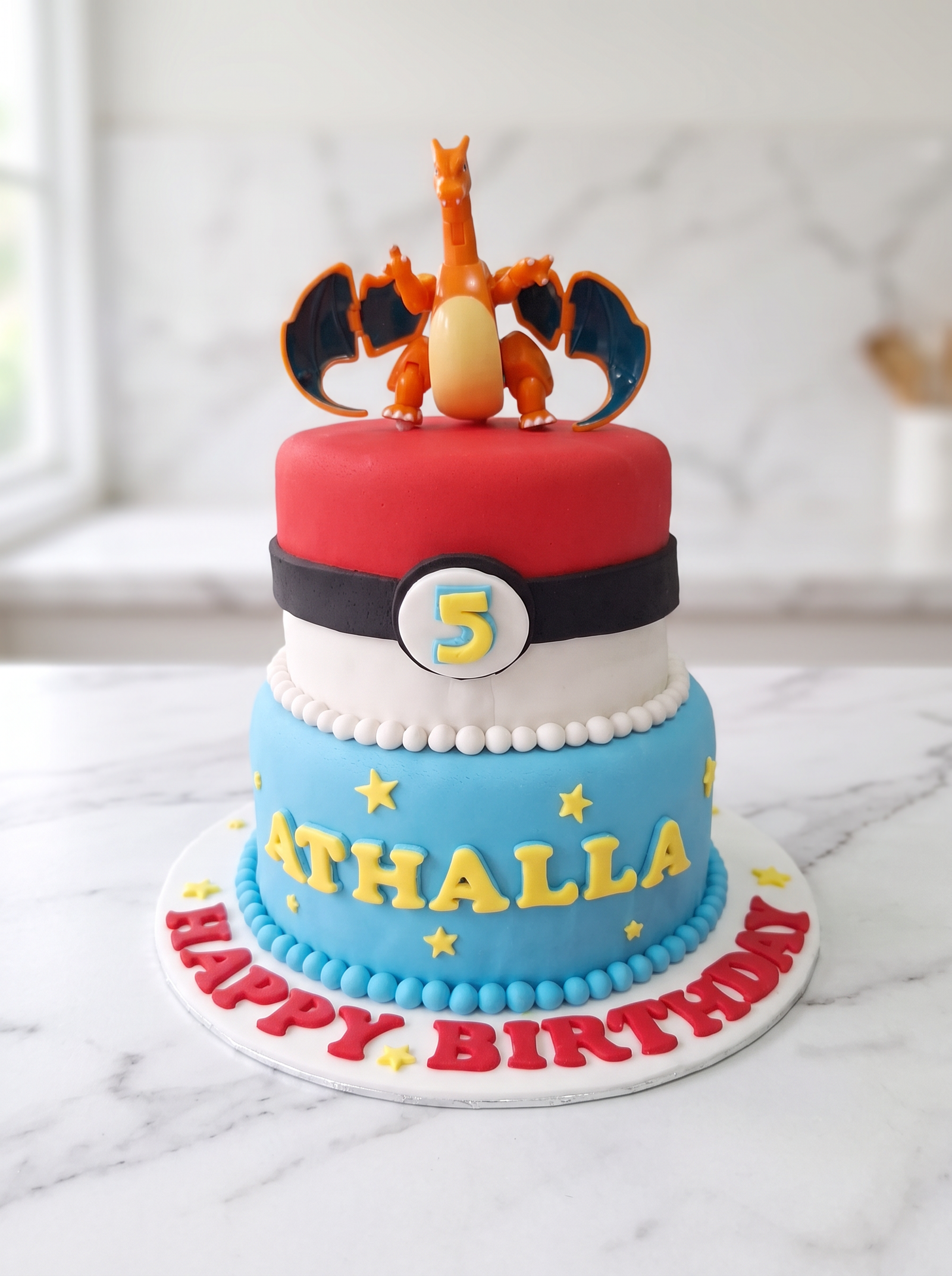 Kue Karakter Pokemon Naga Api