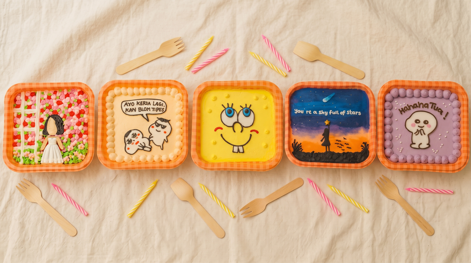 Koleksi Bento Cake Custom