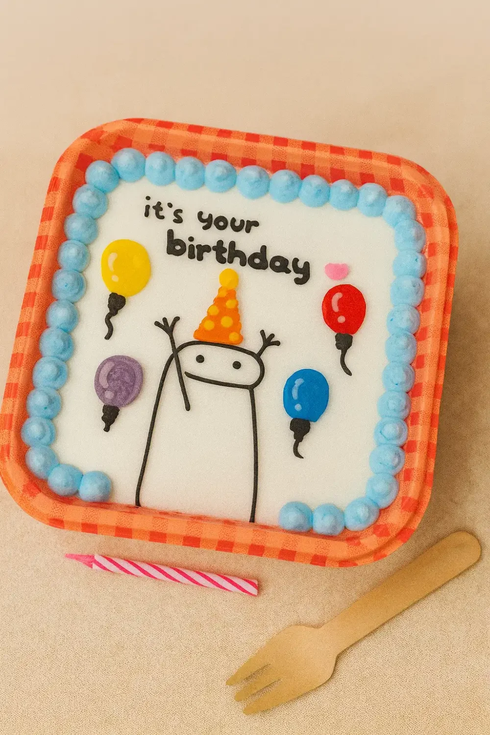 Bento Cake Stick Figure Ulang Tahun